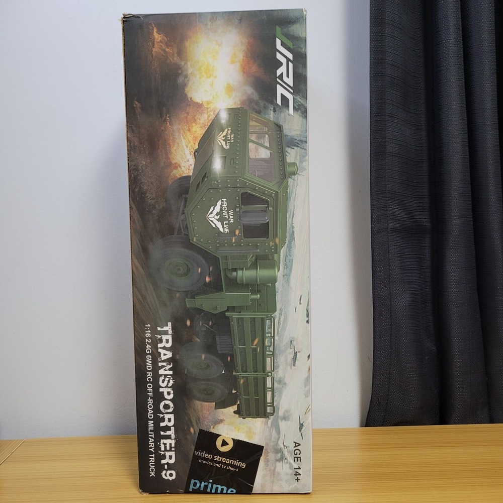 Transporter 9 RC Military Truck 6WD Rechargeable 2.4GHz Remote Control Army Car